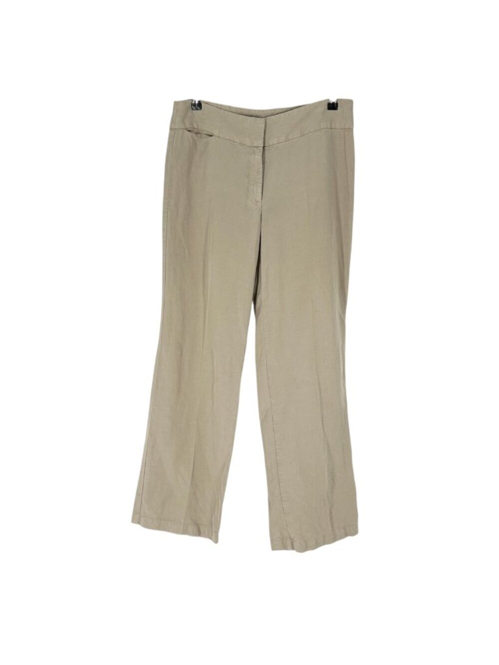 Eileen Fisher Petite Tan Linen Blend Pants